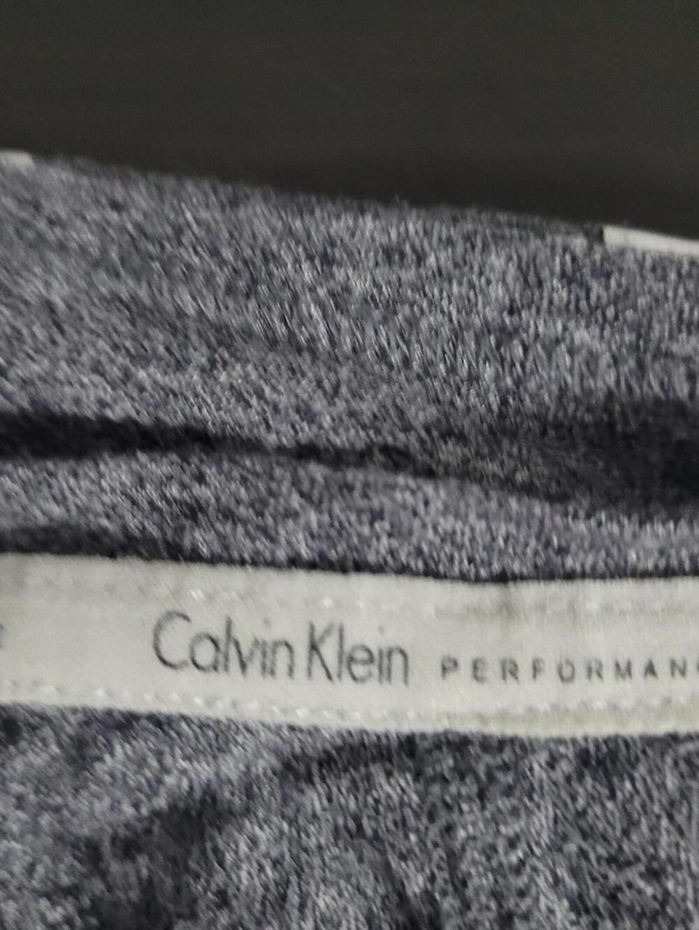 BUNDLE SALE!  Calvin Klein Charcoal Gray Logo Backless Tank Sz L - Picture 6 of 8